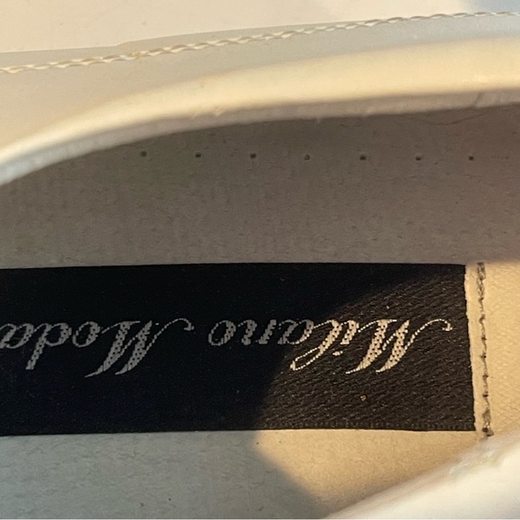 Milano Moda 4805 White tie up MEN'S SIZE 12.5 NEW - Picture 7 of 9